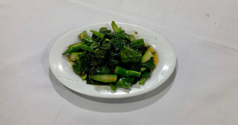 Arcadia Restaurant - A picture of the Kailan with garlic