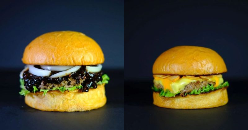 The Burger Coy - Picture of The Black Pepper Burger and The Cheese Burger