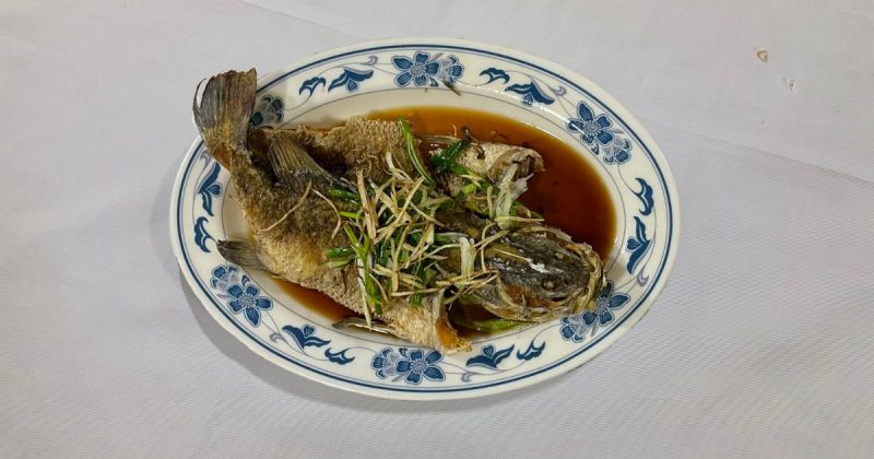 Arcadia Restaurant - A picture of deep fried fish with soya sauce