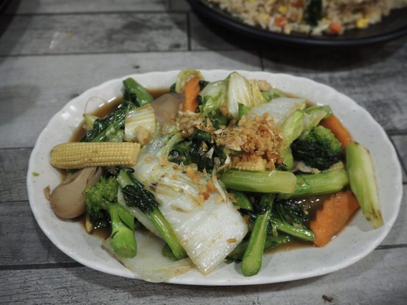 LeWu Cafe – A picture of stir fried vegetables