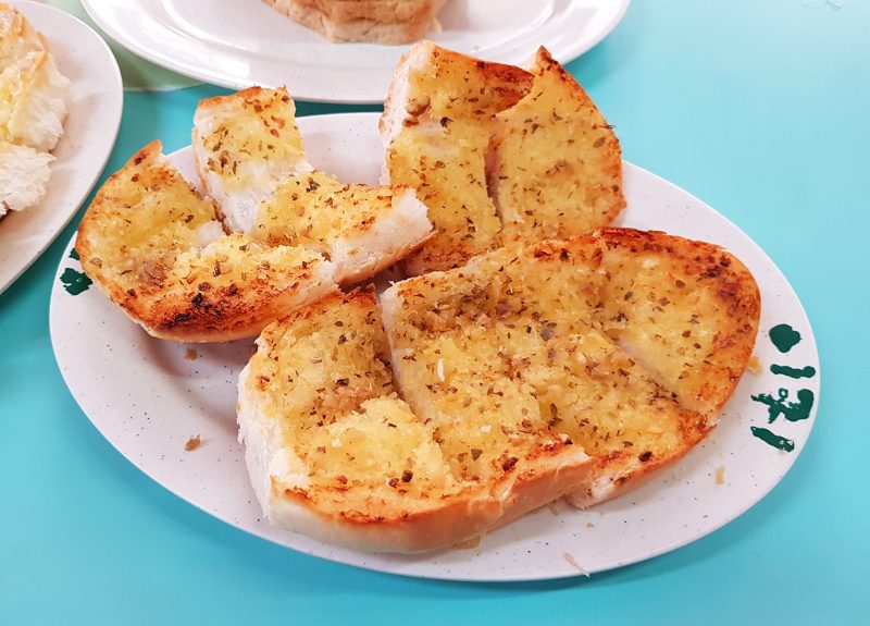 image of garlic & herbs toast