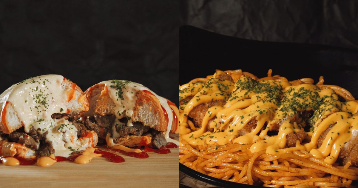 The Halal Corner - A Picture of Carbonara Beef Steak Mr John and Samyang Cheesy Chicken Pasta