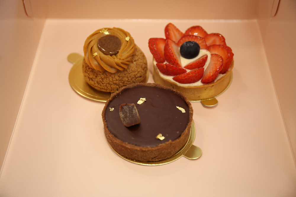 Les Mains Patisserie - A picture of all three bakes