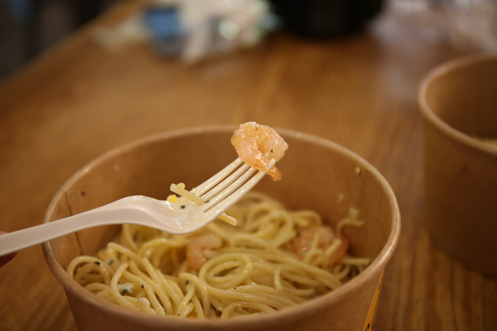 Pasta Play - A picture of the prawn