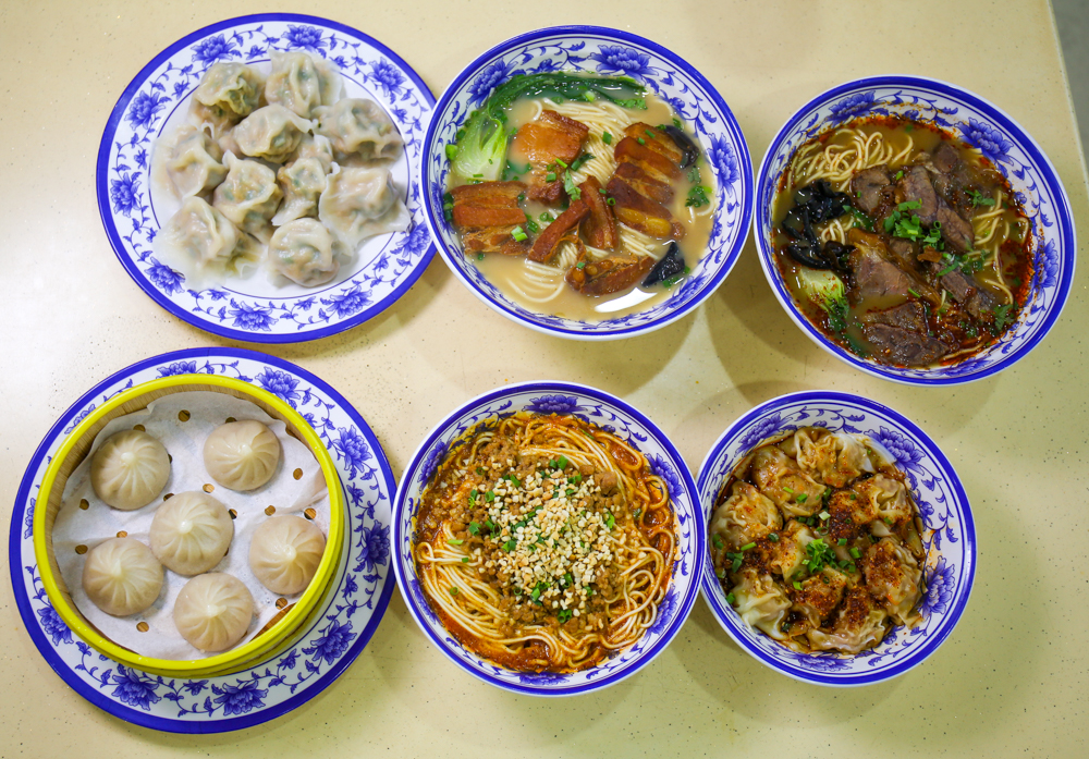 wang's noodle & dumpling house - dishes
