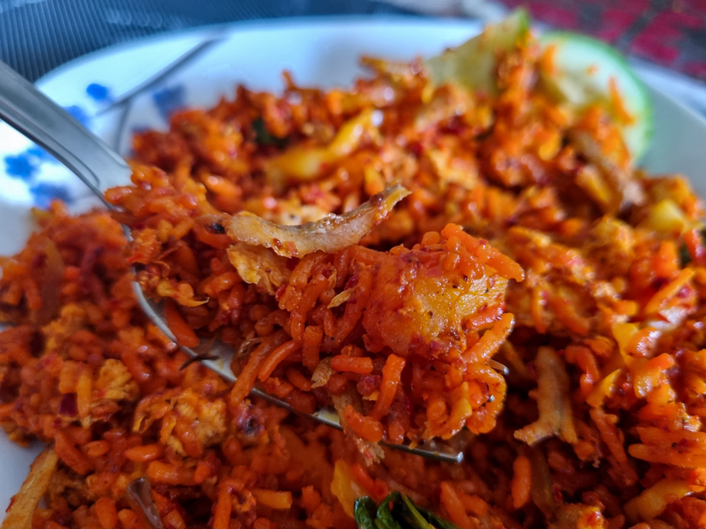 Al Mahboob - close up of nasi goreng