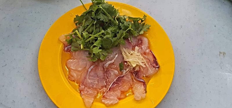Hon Kee Porridge - raw fresh fish 