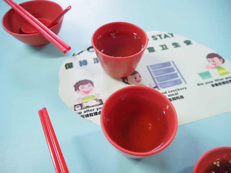 Woh Hup - A picture of the chinese tea served