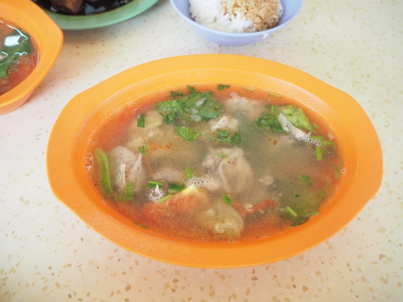 Ng Soon Kee Fish & Duck Porridge - A picture of the fish head soup