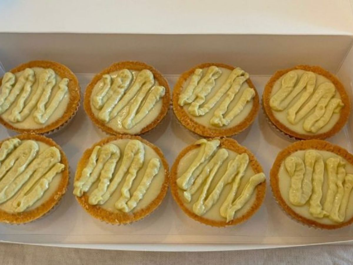 L.E. Cafe Confectionery & Pastry - Durian Beancurd Tart 2