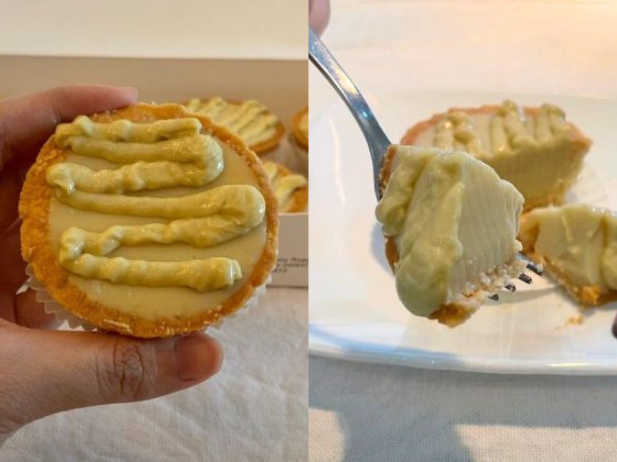 L.E. Cafe Confectionery & Pastry - Durian Beancurd Tart 1