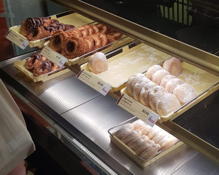 mister donut - donuts on display