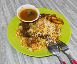 Circuit Road Hawker Centre - Briyani by Hamidah Bi, Mutton Briyani