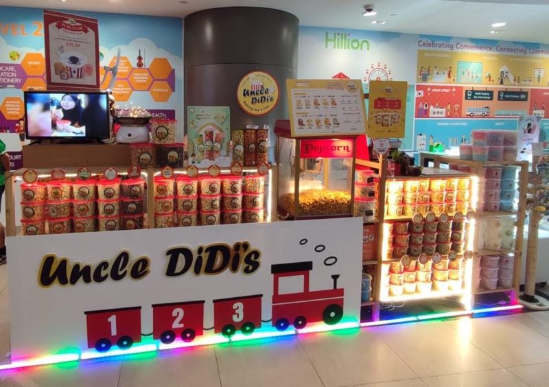 uncle didi's - hillion mall retail booth