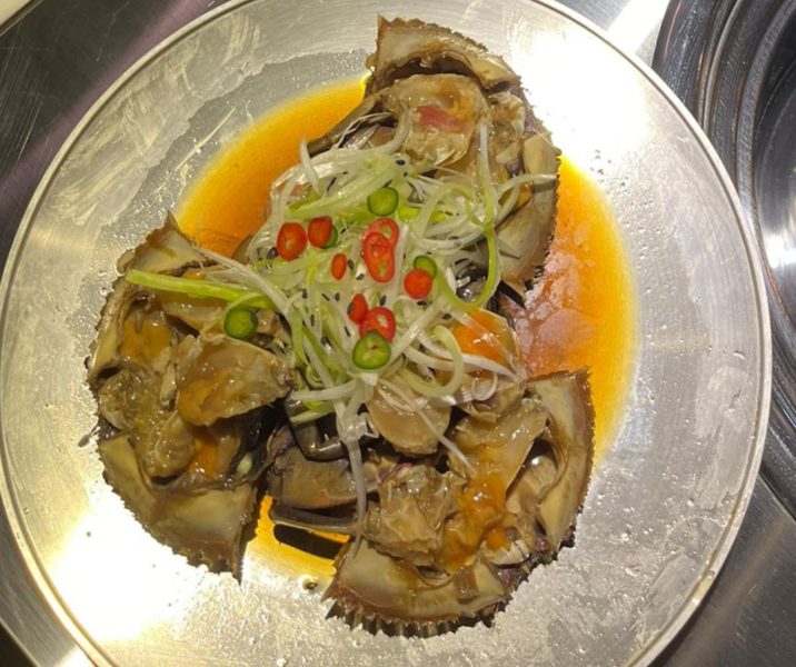 Ganjang Gejang Soy marinated crab