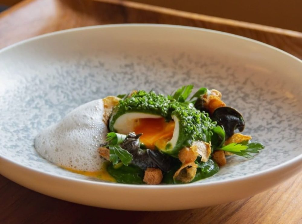 best restaurants - organic egg persillade