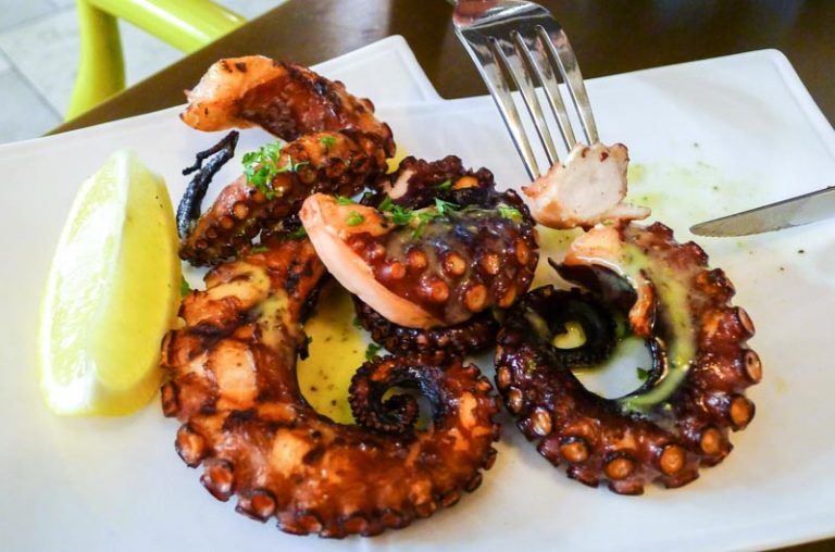 best restaurants - grilled octopus