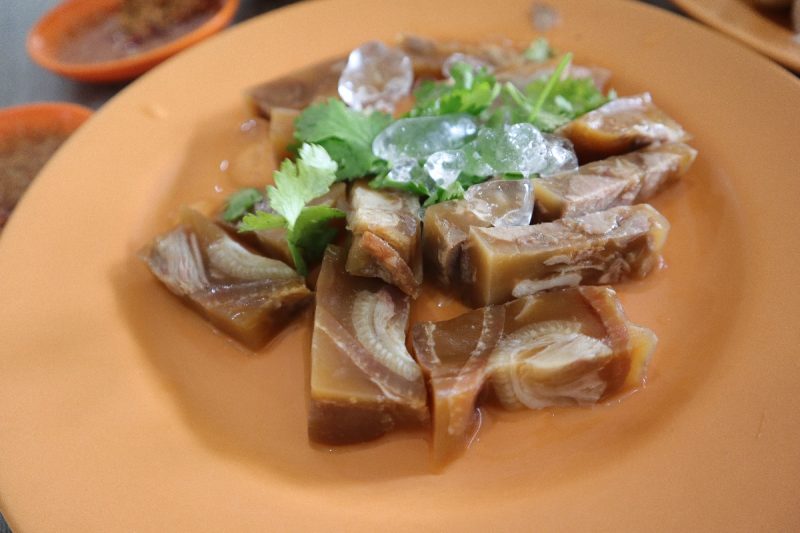 lao liang pork trotter jelly & shark meat - pork trotter jelly