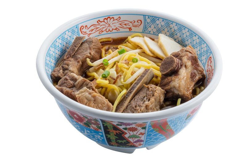 165 Mala Prawn Mee, Yishun - mala ribs bowl