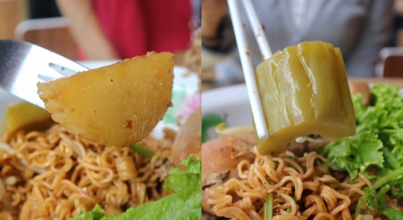 ZAAP Thai Noodles - bitter gourd and daikon
