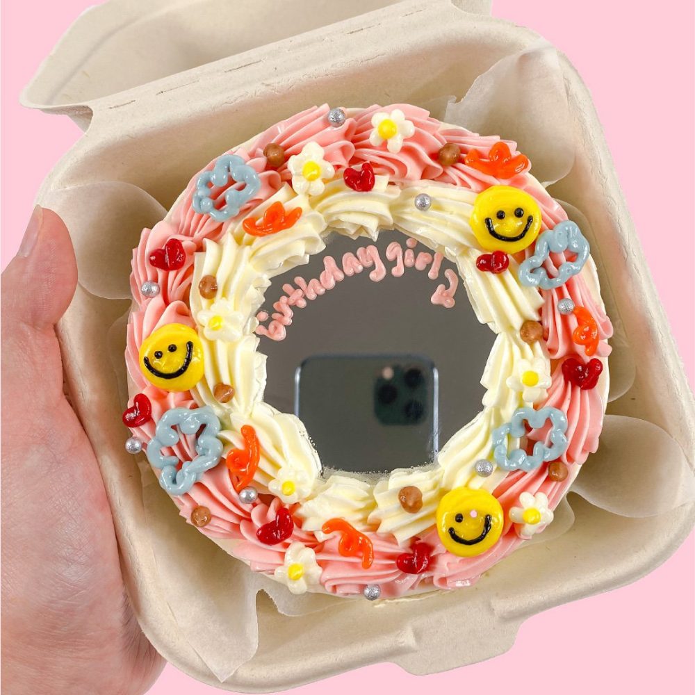 Premium Mirror Bento Cake - Bento Cake Burglar