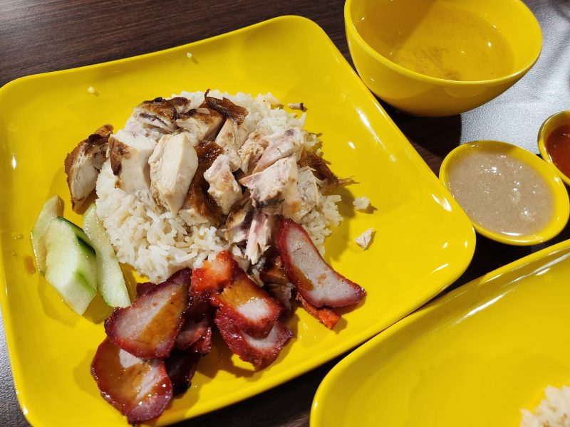 tongkee - char siew rice plate