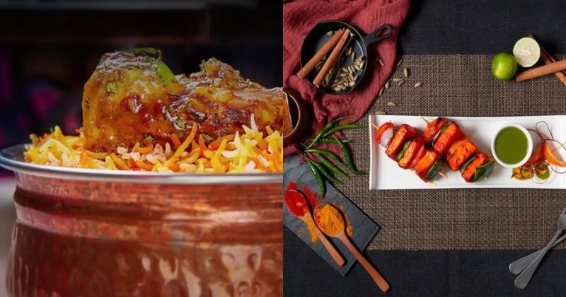 diwali - collage of indian food