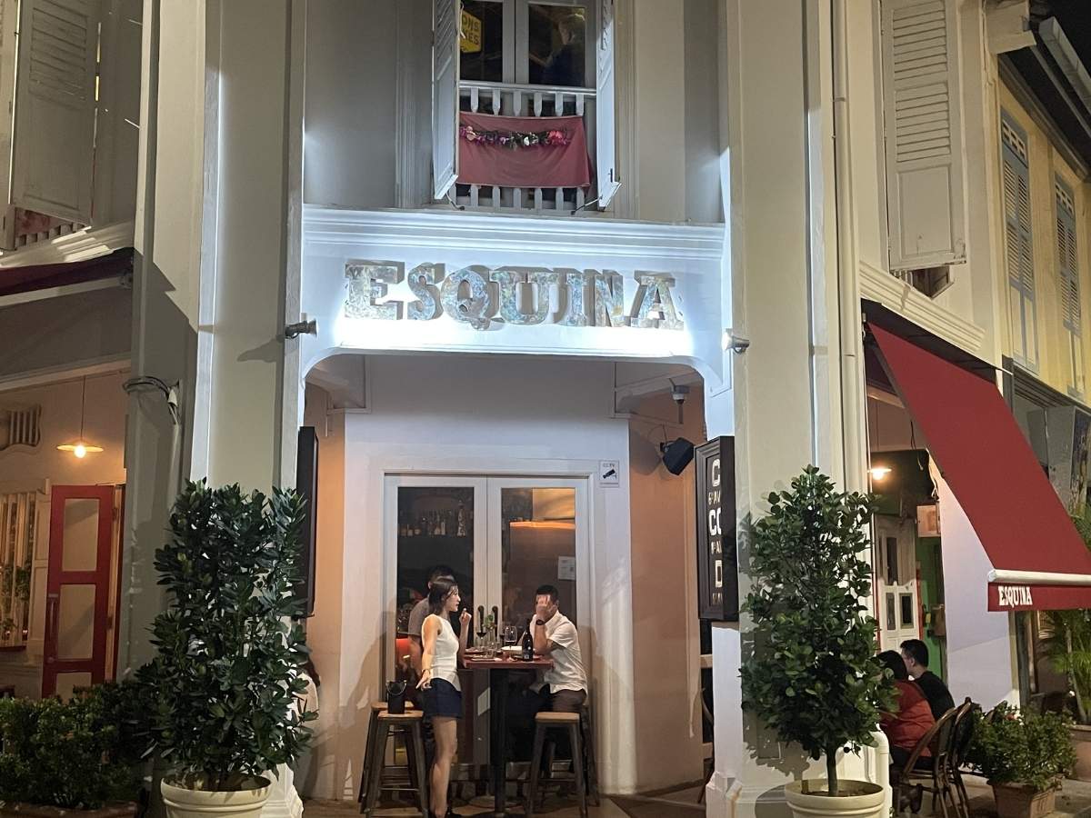 best spanish restaurants - esquina restaurant front