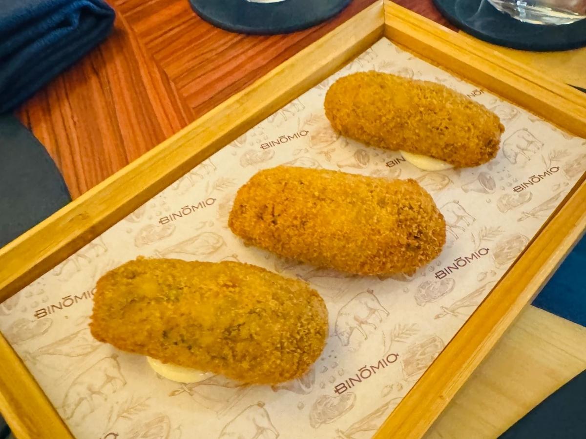 best spanish restaurants - binomio croquetas de setas