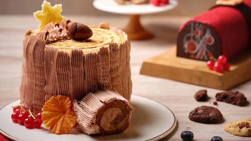 best christmas turkey - one farrer hotel log cake