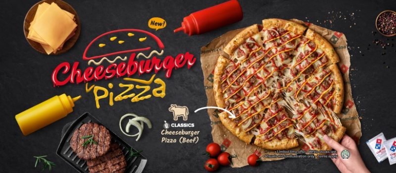 Pizza or Burger? Have both with the new Domino's Cheeseburger Pizza