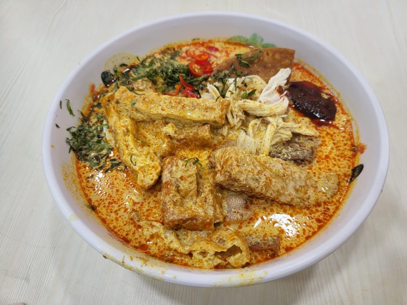 Lau Jiang Fishball Laksa Noodles - laksa