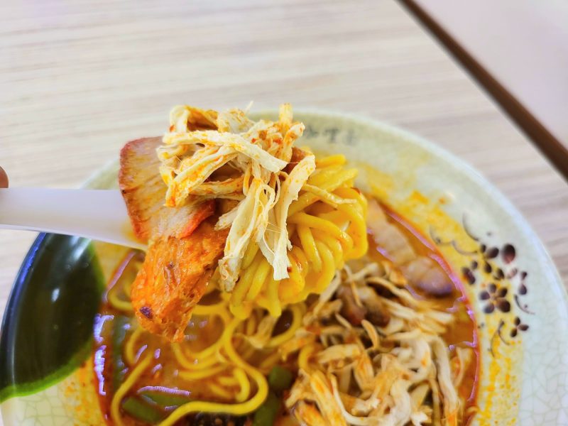 Jian Zao Ipoh Curry Noodles - signature curry noodles meat and tau pok