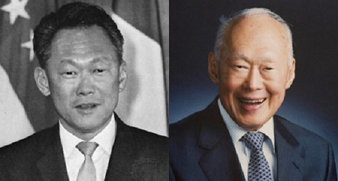 PM Lee Kuan Yew in the UK - LKY young and old