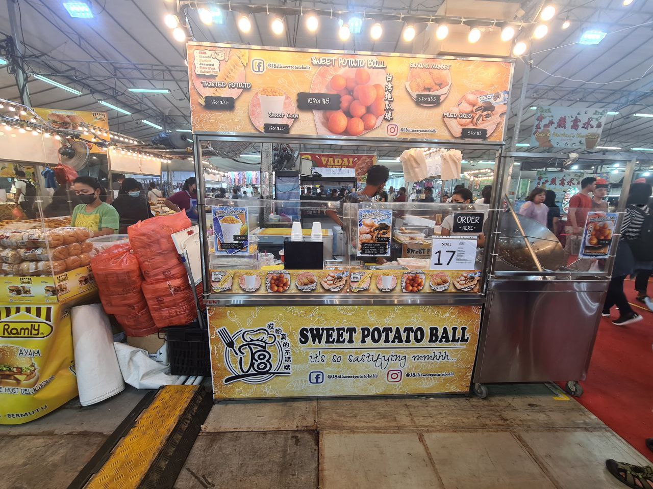 Sembawang Pasar Malam - Sweet Potato Ball