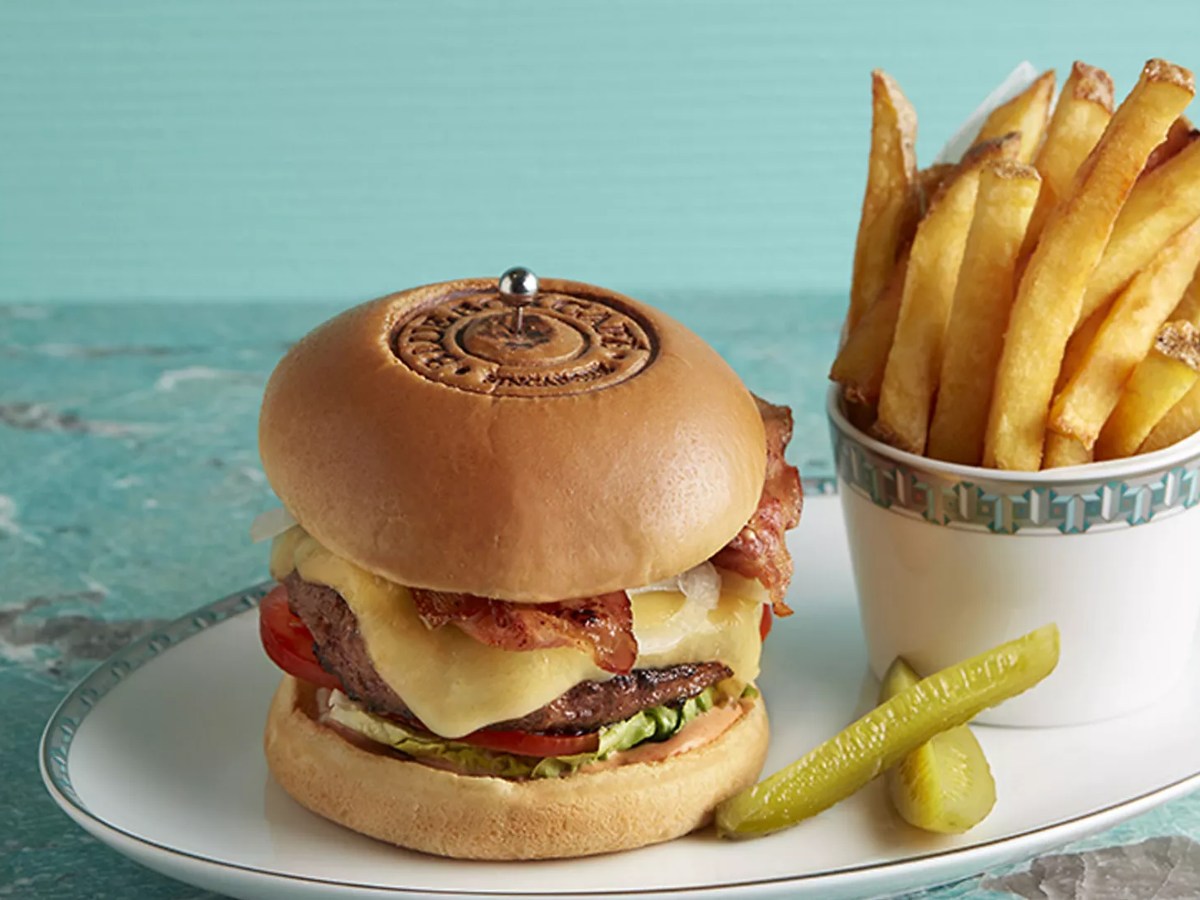 tiffany - beef burger and fries