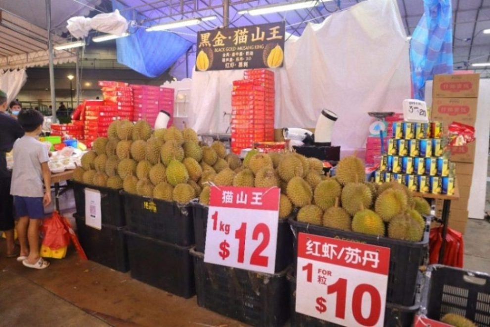 sengkang pasar malam - durian