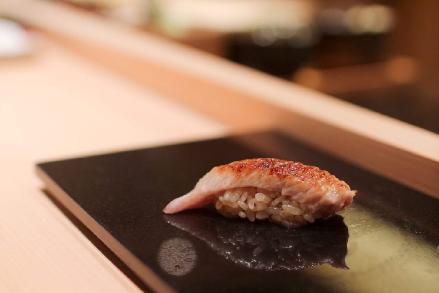 sushi katori - aburi tuna cheek sushi