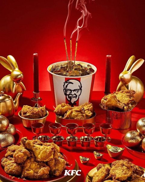 KFC - fried chicken-flavoured incense sticks