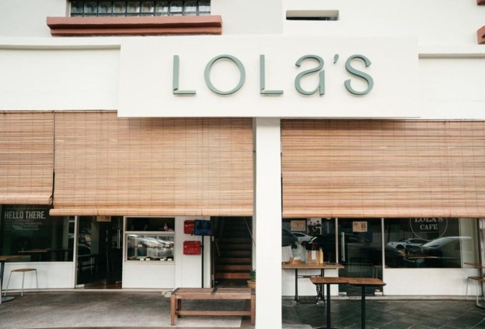 lola cafe renovation - cafe front
