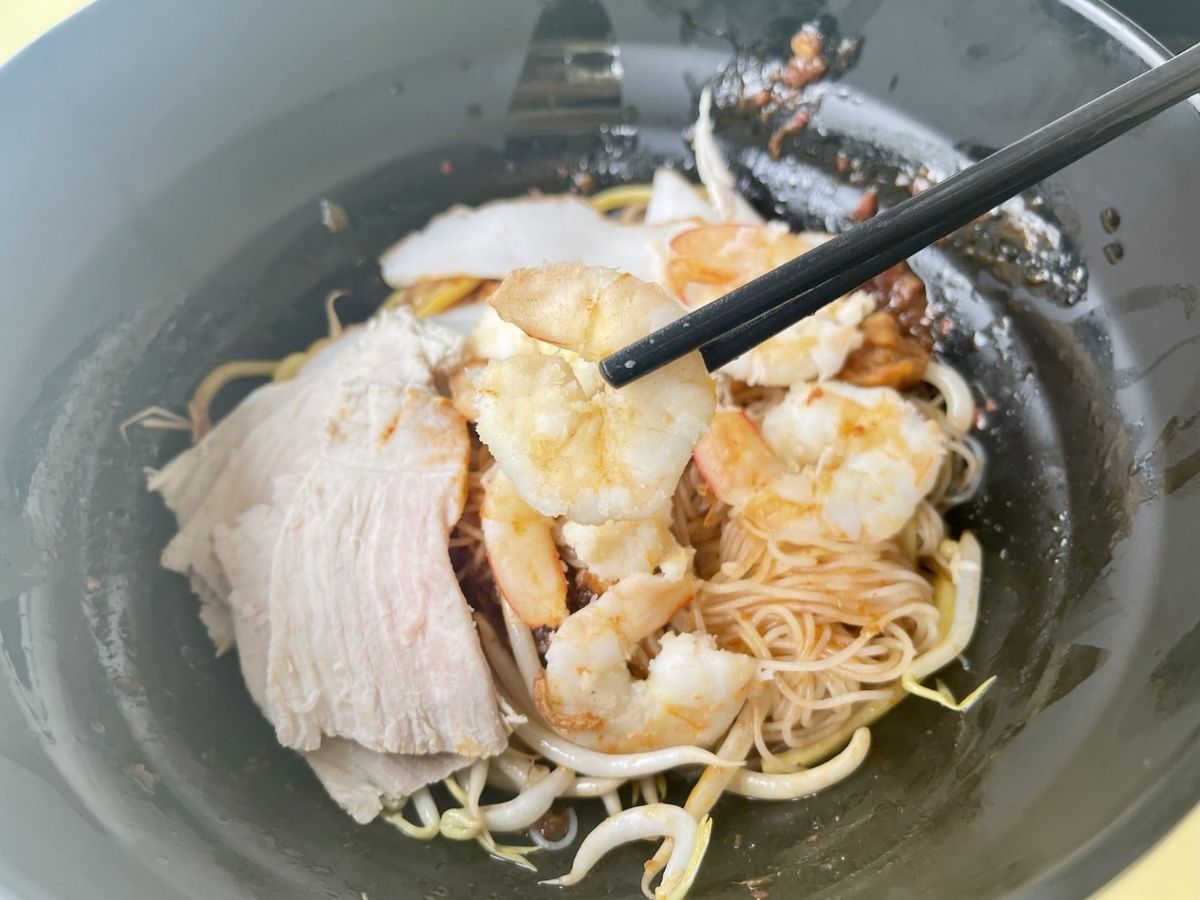 covent garden prawn noodle - prawn noodle 2