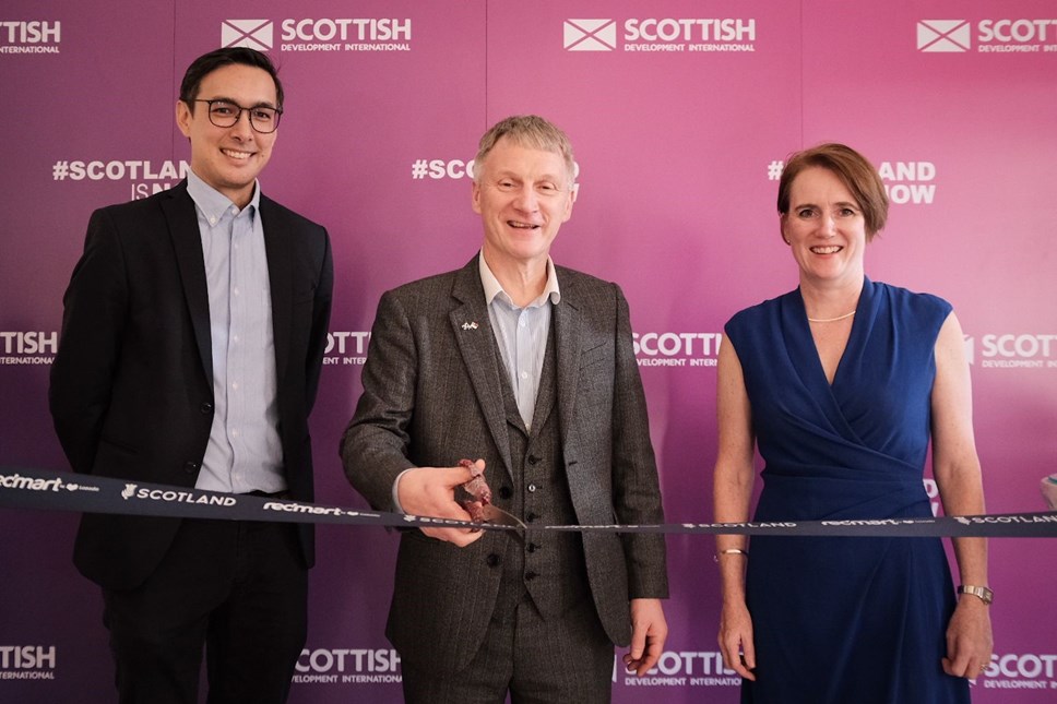 Scottish Store launch - opening ceremony