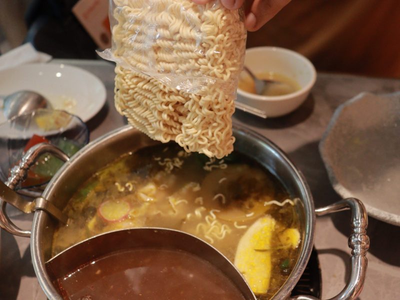 xiabu - noodles in hotpot