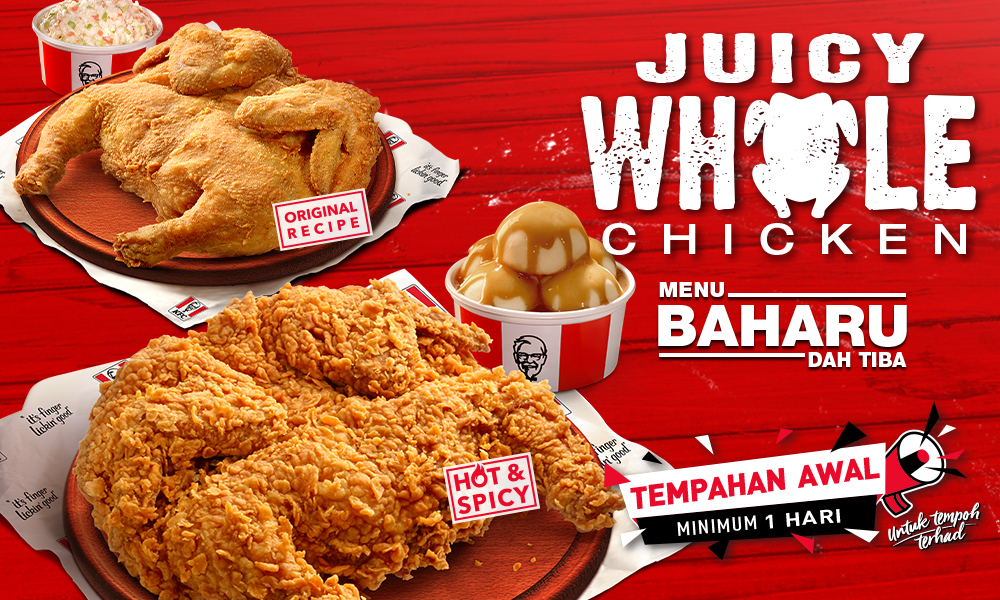 KFC - Juicy Whole Chicken promotional poster