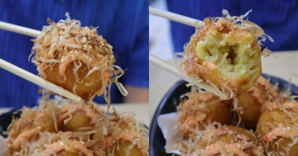 izumi - mentaiko takoyaki closeup