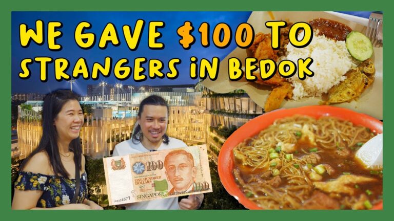 Giving $100 away to find best food in Bedok