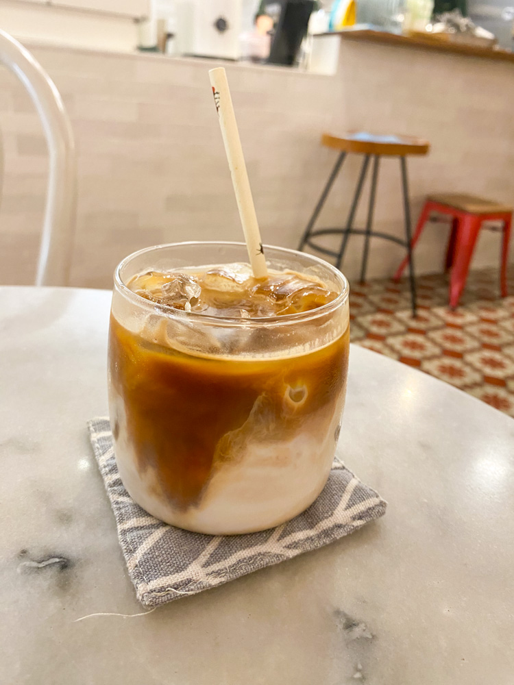 Micro Bakery — Iced latte