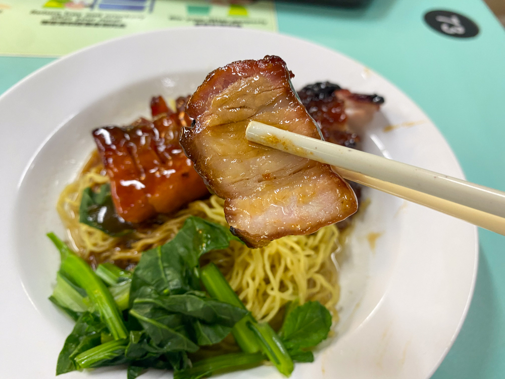 The Legend Roasted Meat Rice Noodle — Char siew