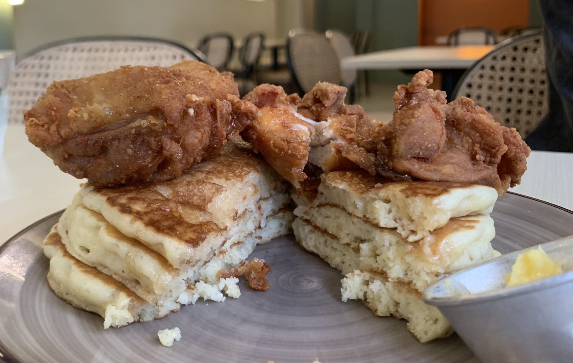 Ayamguys - Ayamguys pancakes cut to reveal layers