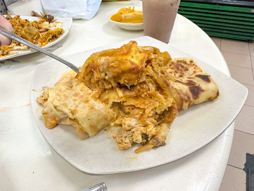 julaiha muslim restaurant - chicken murtabak